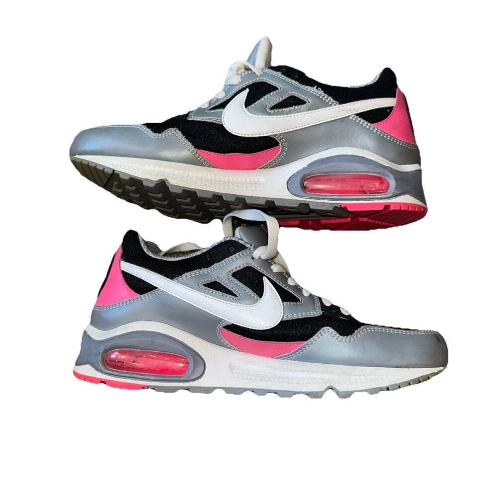 Nike Athletics West Womens 8 (343904-003) Pink Air Black Grey 2011 Sneaker Shoe